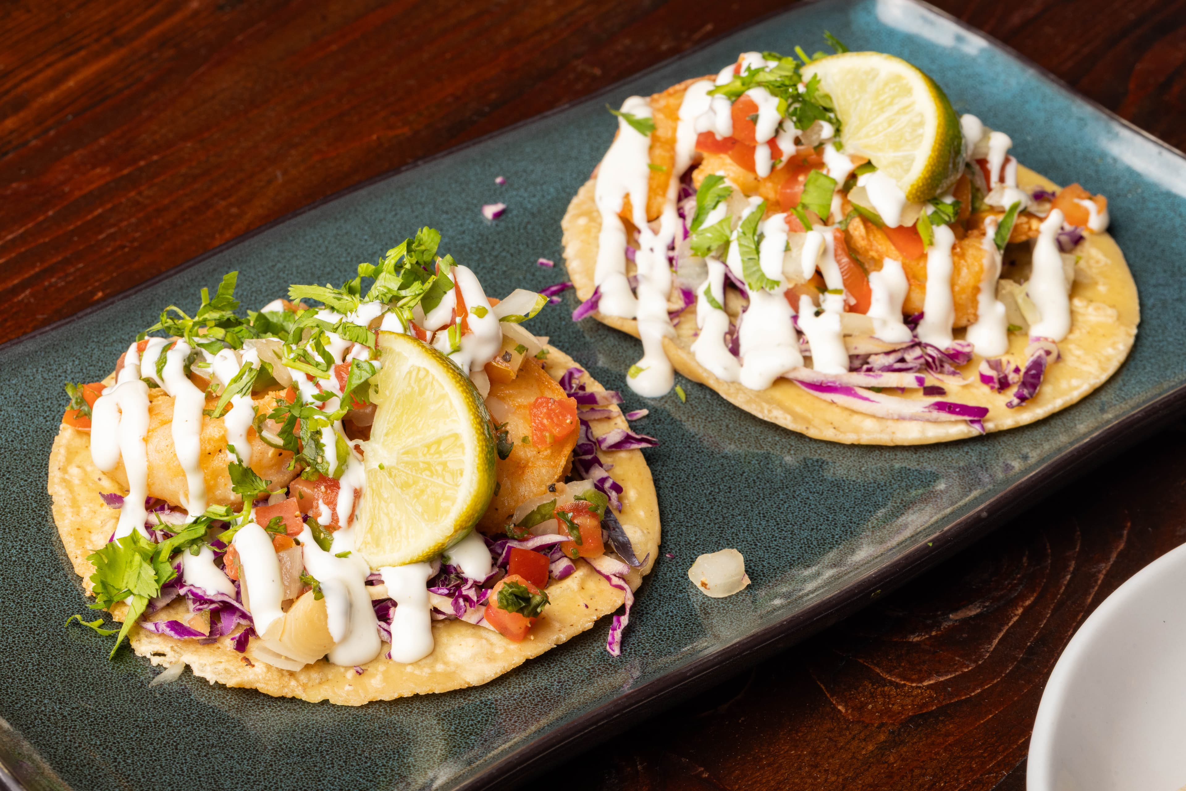 Crispy shrimp tacos